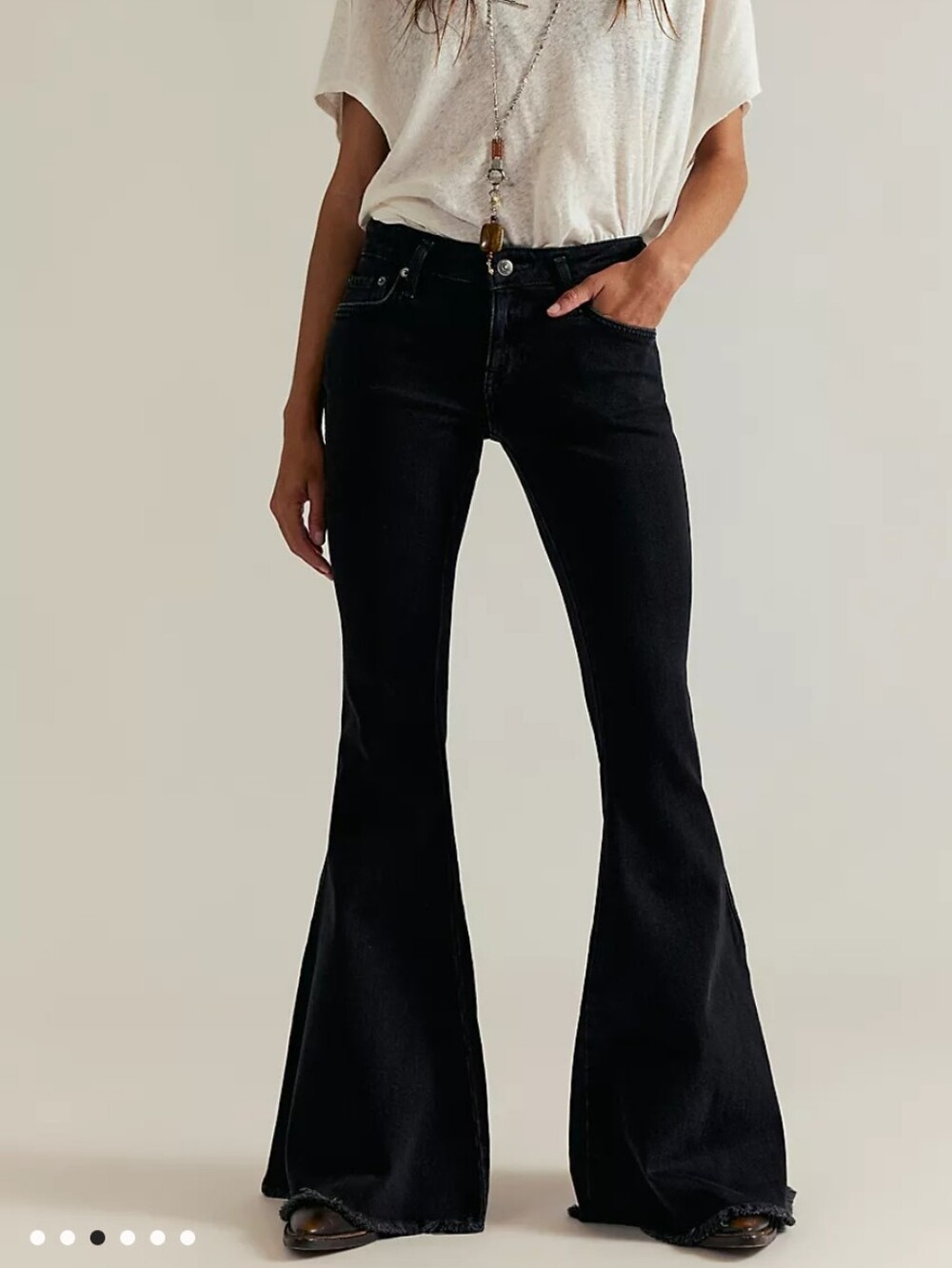 We The Free Emre Low Rise Flare Jeans